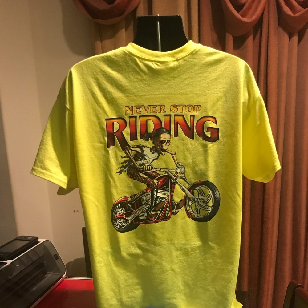 Neon Green Graphic T-shirt (back)